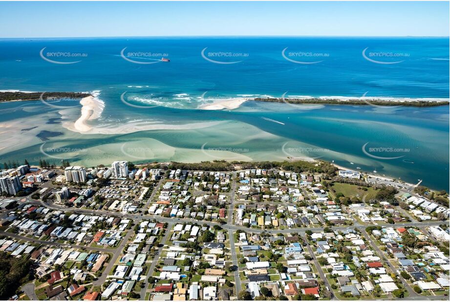 Aerial Photo Golden Beach QLD Aerial Photography