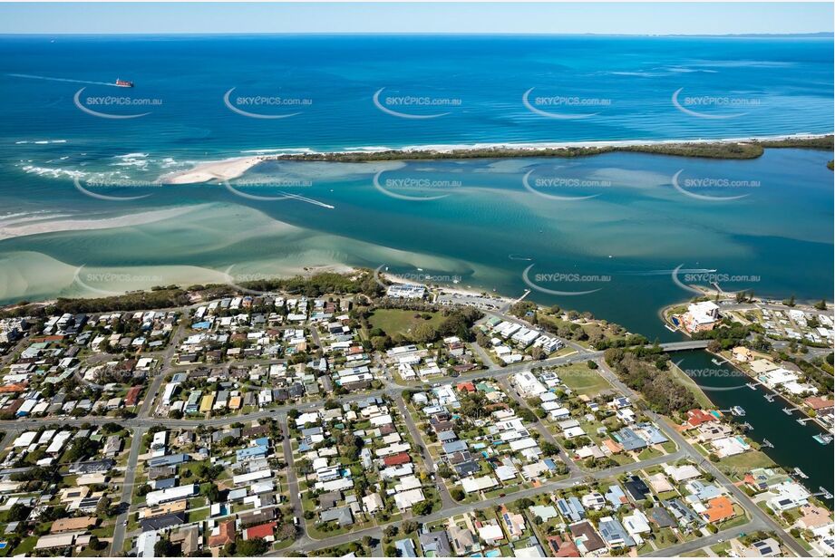 Aerial Photo Golden Beach QLD Aerial Photography