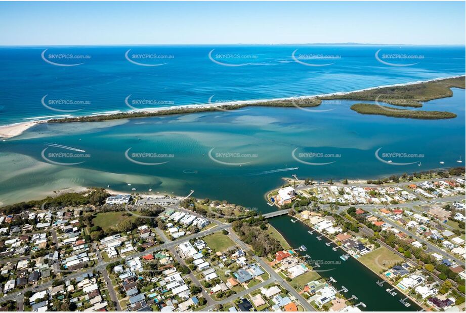 Aerial Photo Golden Beach QLD Aerial Photography