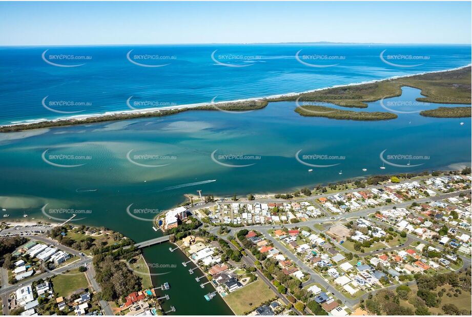 Aerial Photo Golden Beach QLD Aerial Photography