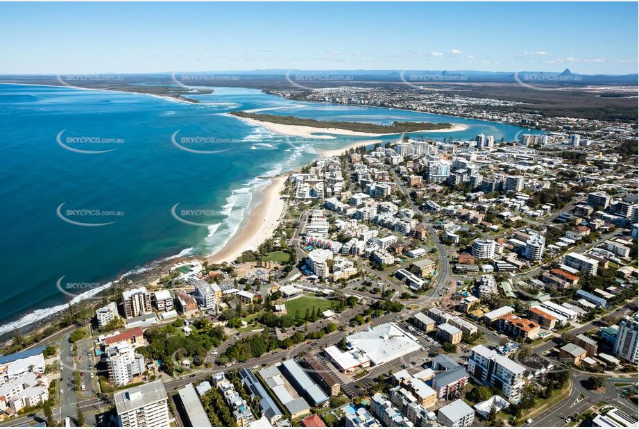 Aerial Photo Kings Beach QLD Aerial Photography