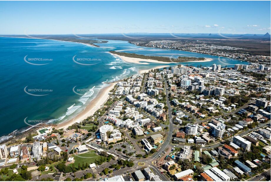 Aerial Photo Kings Beach QLD Aerial Photography