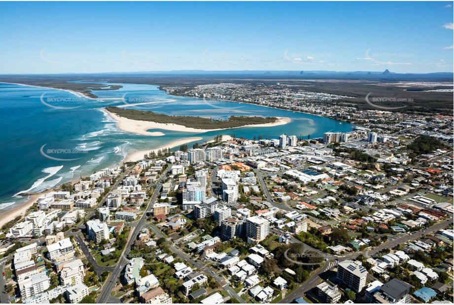 Aerial Photo Kings Beach QLD Aerial Photography