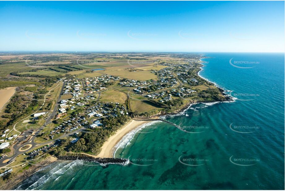 Aerial Photo Elliott Heads QLD Aerial Photography