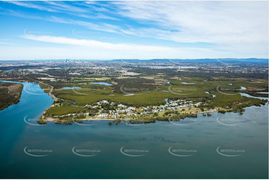 Aerial Photo Nudgee Beach QLD Aerial Photography