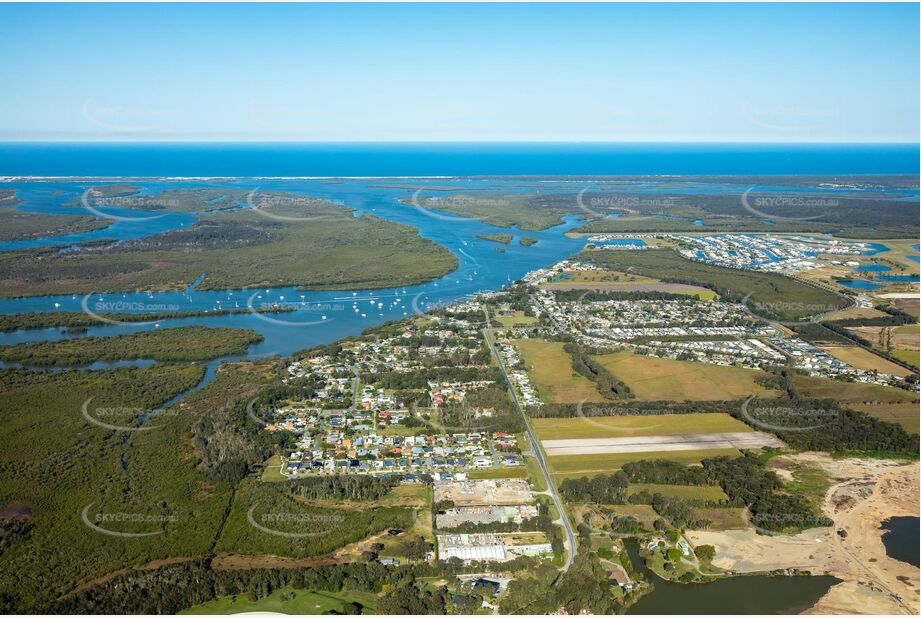 Aerial Photo Jacobs Well QLD Aerial Photography