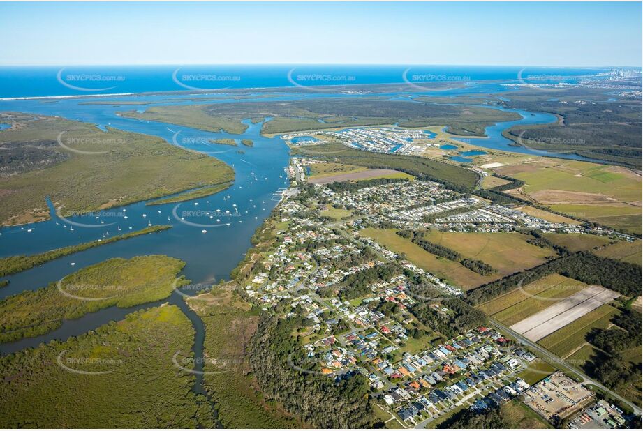 Aerial Photo Jacobs Well QLD Aerial Photography