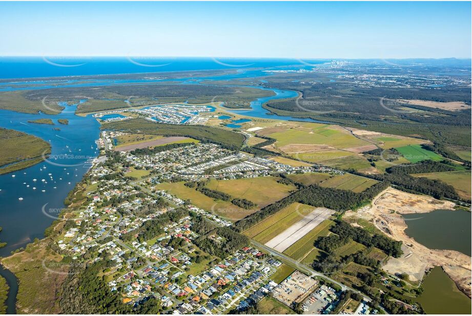 Aerial Photo Jacobs Well QLD Aerial Photography