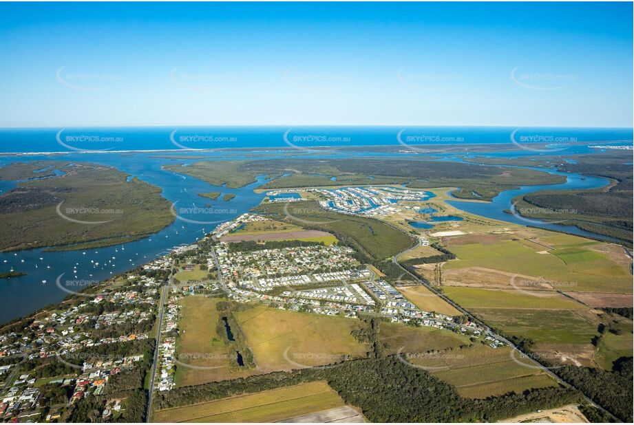 Aerial Photo Jacobs Well QLD Aerial Photography