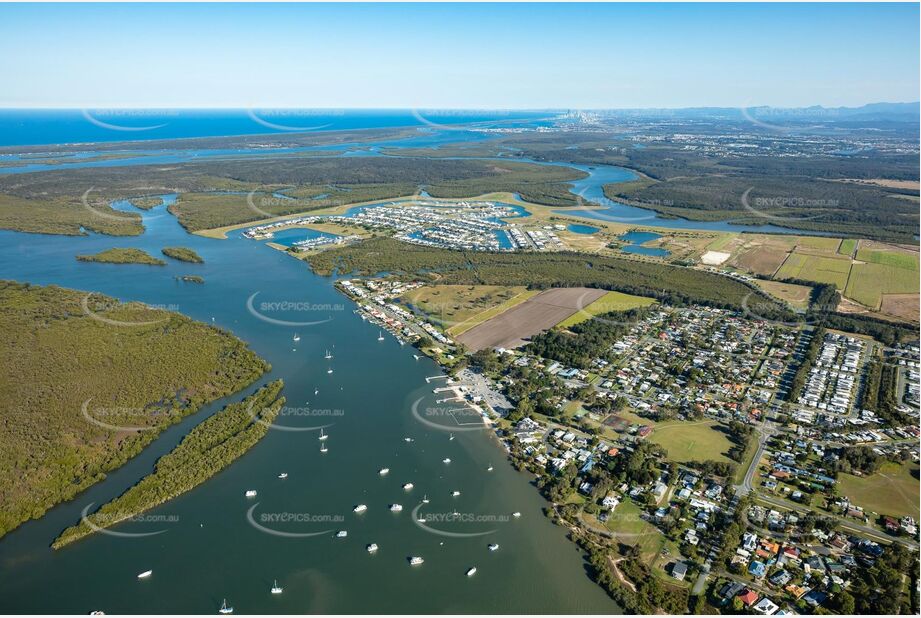 Aerial Photo Jacobs Well QLD Aerial Photography