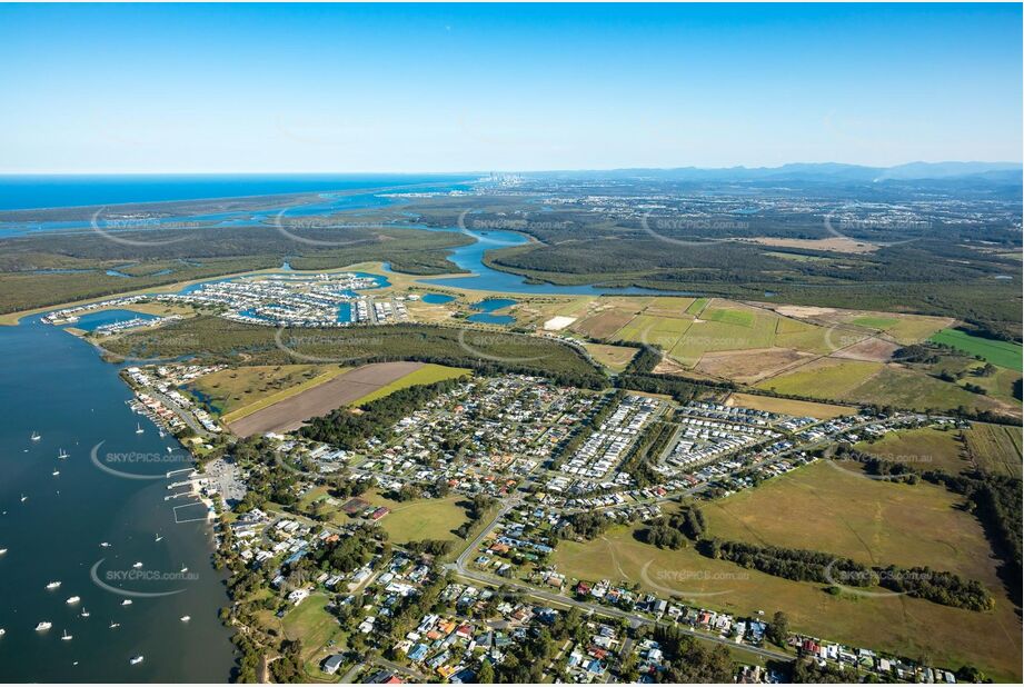 Aerial Photo Jacobs Well QLD Aerial Photography