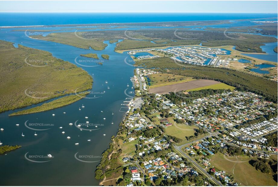 Aerial Photo Jacobs Well QLD Aerial Photography