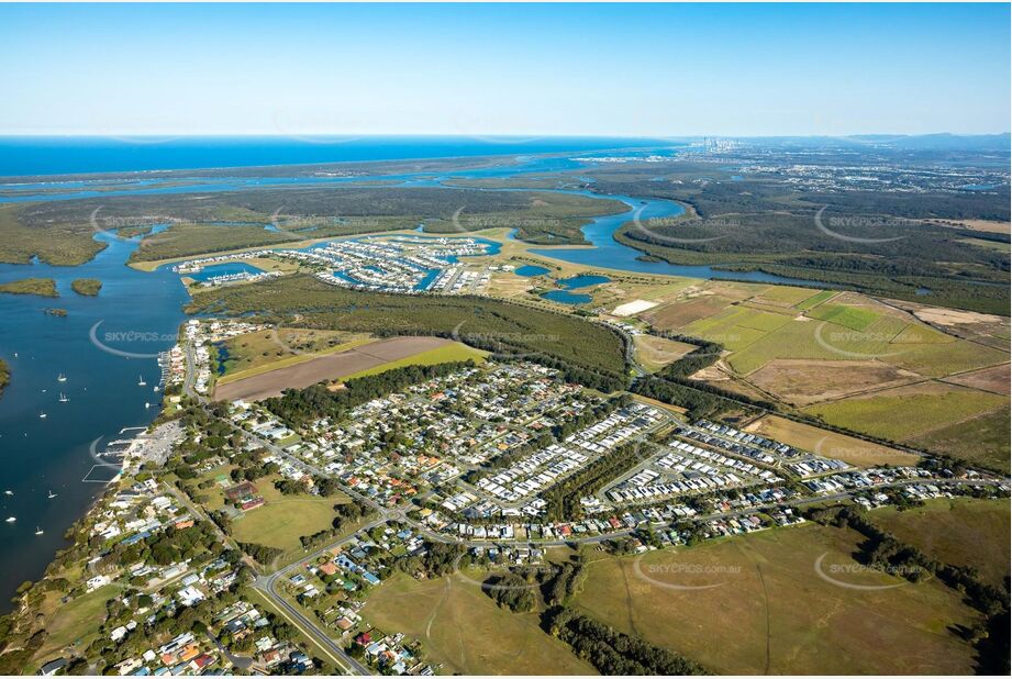 Aerial Photo Jacobs Well QLD Aerial Photography