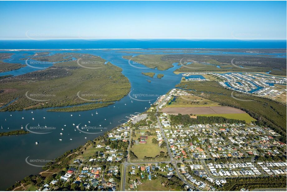 Aerial Photo Jacobs Well QLD Aerial Photography