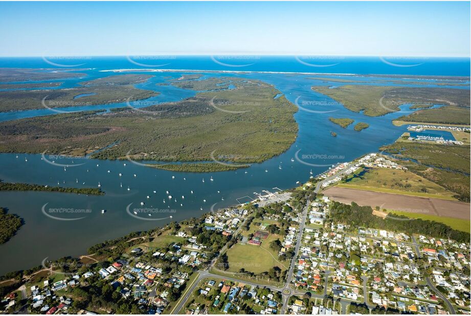 Aerial Photo Jacobs Well QLD Aerial Photography