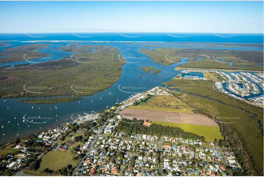 Aerial Photo Jacobs Well QLD Aerial Photography