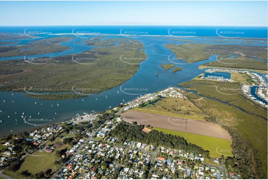 Aerial Photo Jacobs Well QLD Aerial Photography