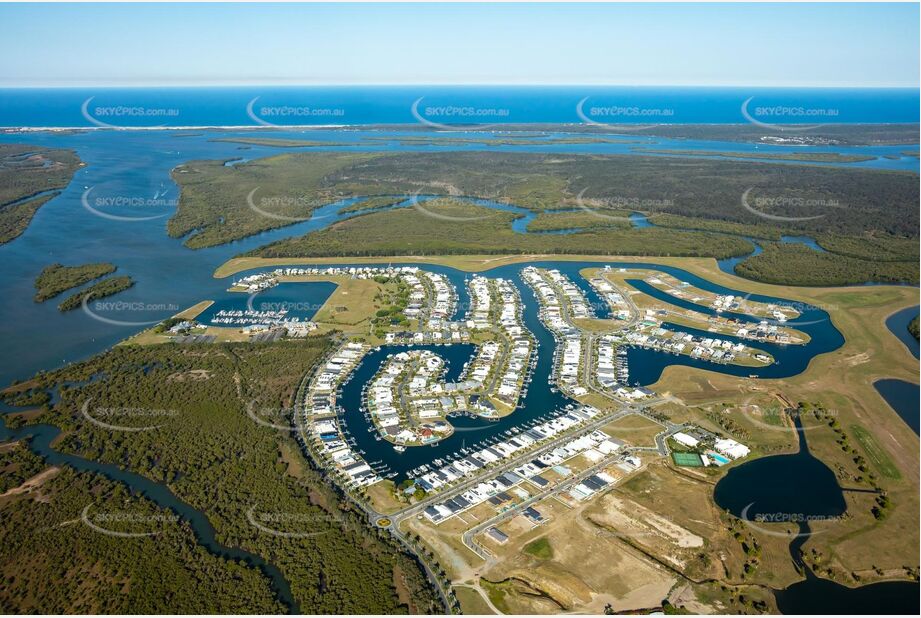 Aerial Photo Calypso Bay Jacobs Well QLD