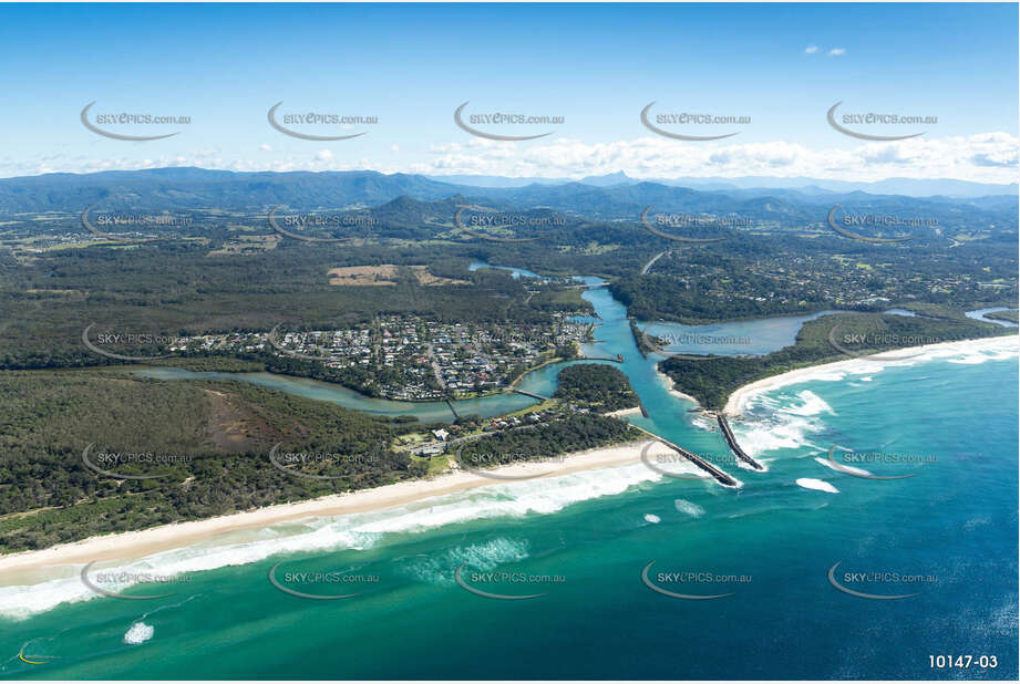 Aerial Photo Brunswick Heads NSW Aerial Photography