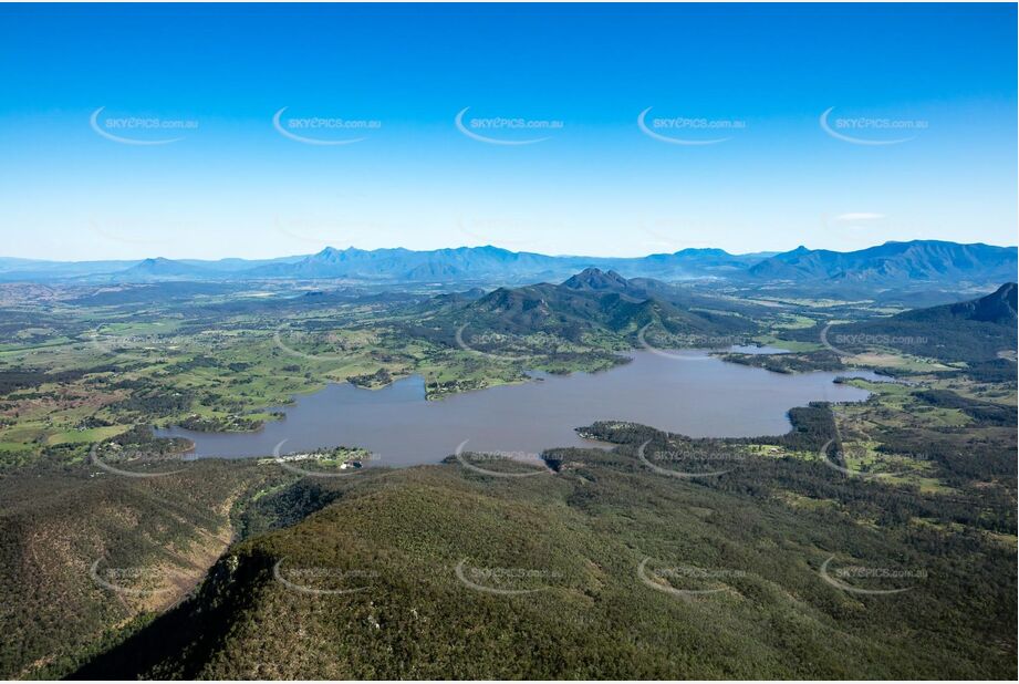Aerial Photo Lake Moogerah QLD Aerial Photography