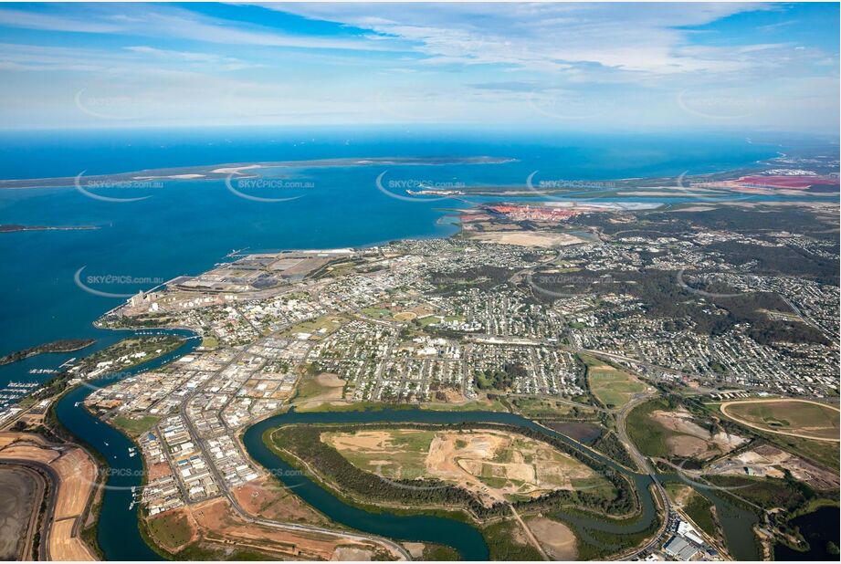 Aerial Photo West Gladstone QLD Aerial Photography