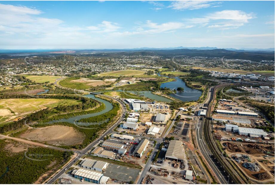 Aerial Photo Callemondah QLD Aerial Photography