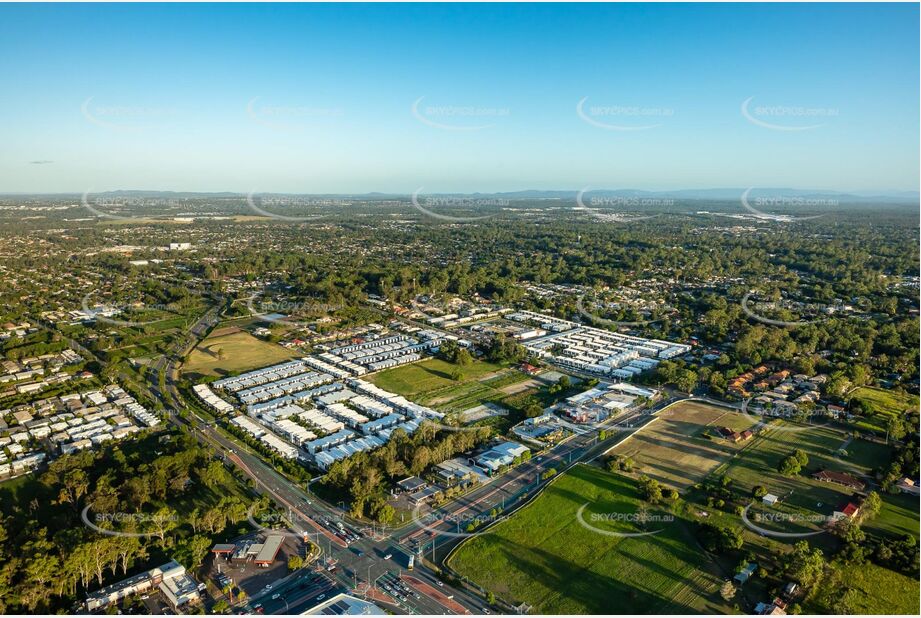 Sunset Aerial Photo Richlands QLD Aerial Photography