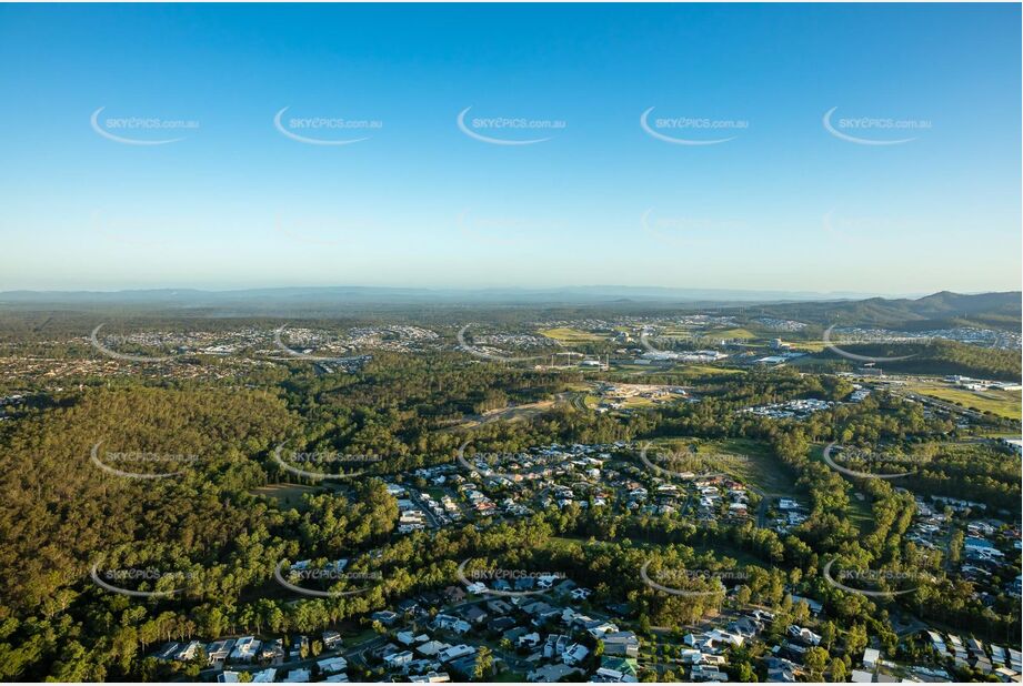 Sunset Aerial Photo Brookwater QLD Aerial Photography