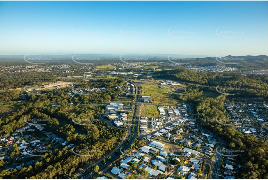 Sunset Aerial Photo Augustine Heights QLD Aerial Photography