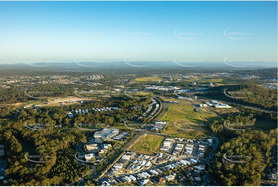 Sunset Aerial Photo Augustine Heights QLD Aerial Photography