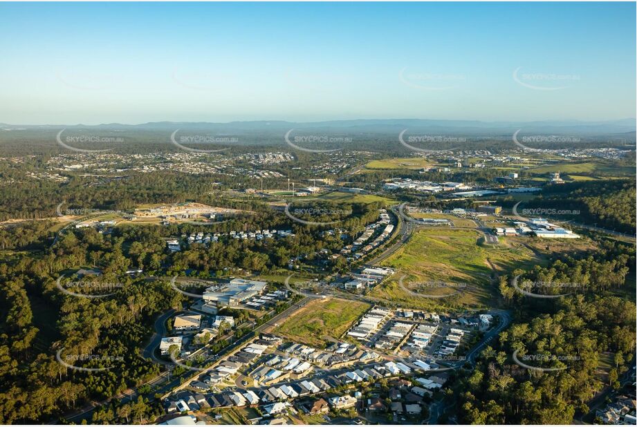 Sunset Aerial Photo Augustine Heights QLD Aerial Photography