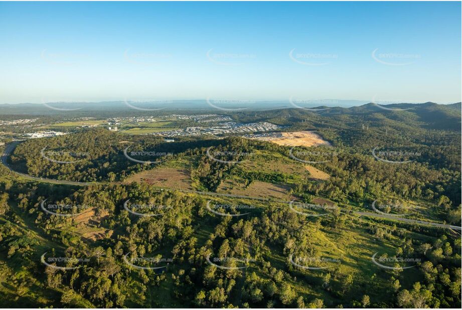 Sunset Aerial Photo Spring Mountain QLD Aerial Photography