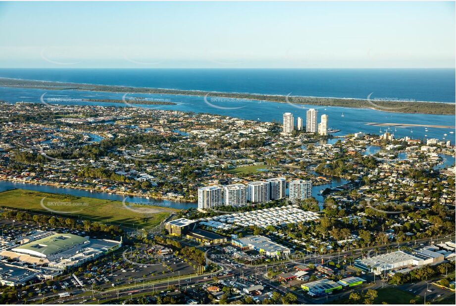 Aerial Photo Biggera Waters QLD Aerial Photography