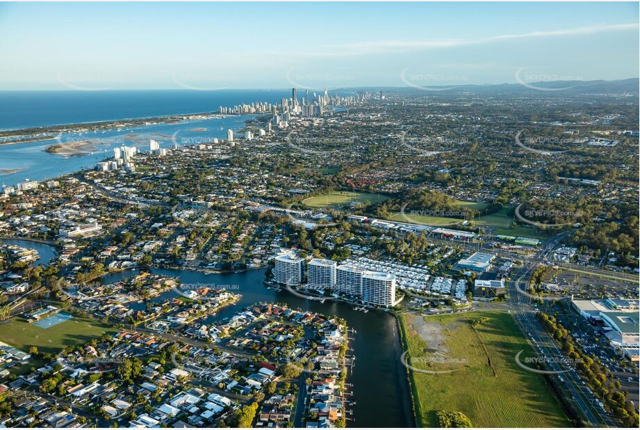 Aerial Photo Biggera Waters QLD Aerial Photography