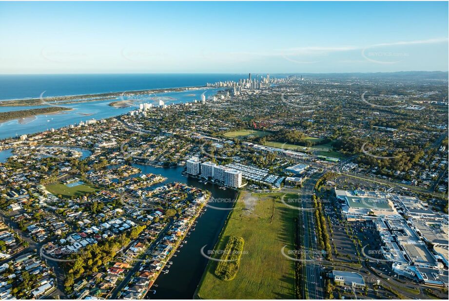 Aerial Photo Biggera Waters QLD Aerial Photography