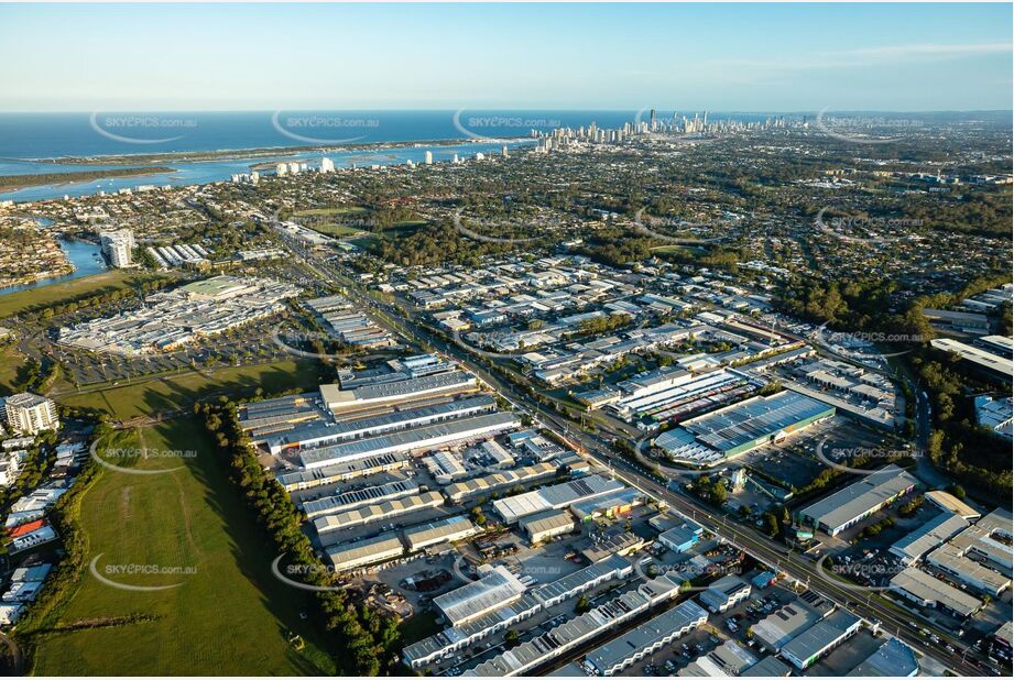 Aerial Photo Biggera Waters QLD Aerial Photography