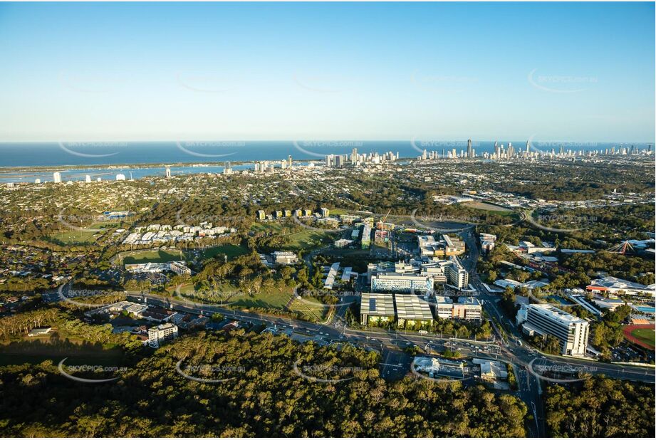 Aerial Photo Griffith University Southport QLD