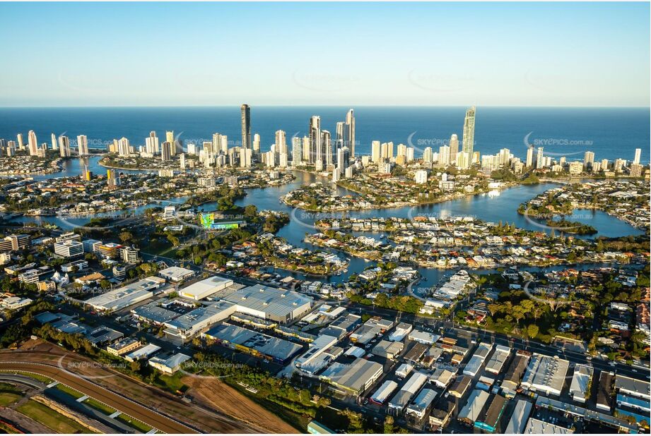 Sunset Aerial Photo Surfers Paradise QLD Aerial Photography