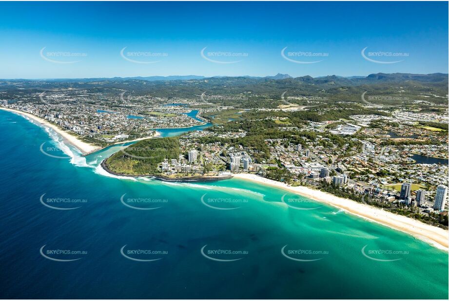 Aerial Photo Burleigh Heads QLD Aerial Photography