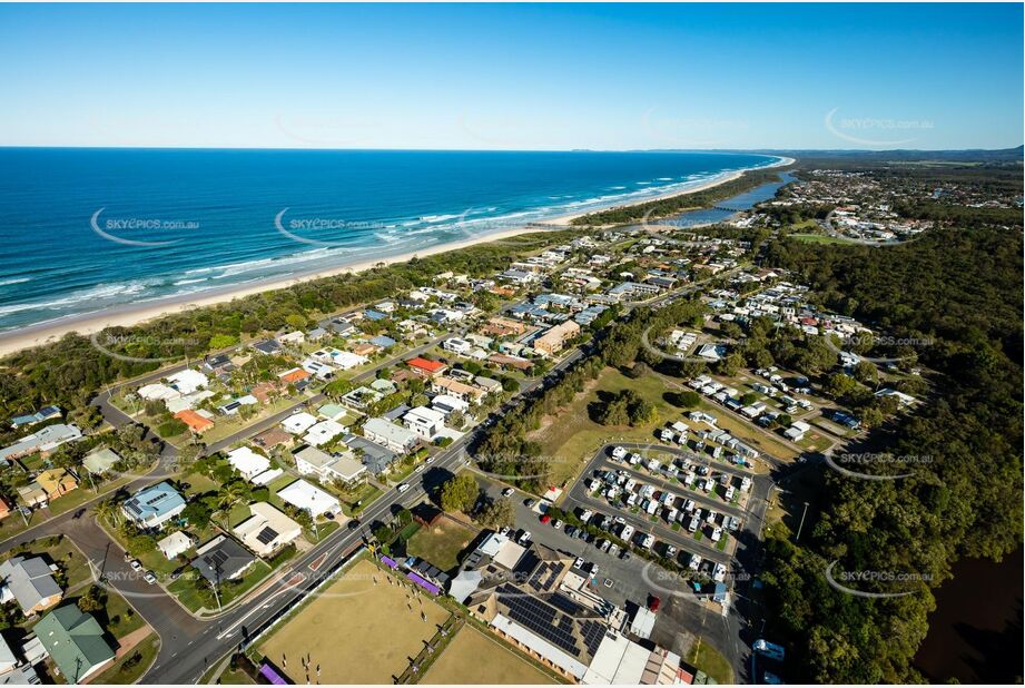 Aerial Photo Pottsville NSW Aerial Photography