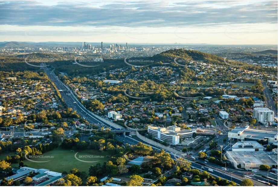 Early Morning Aerial Photo Upper Mount Gravatt QLD