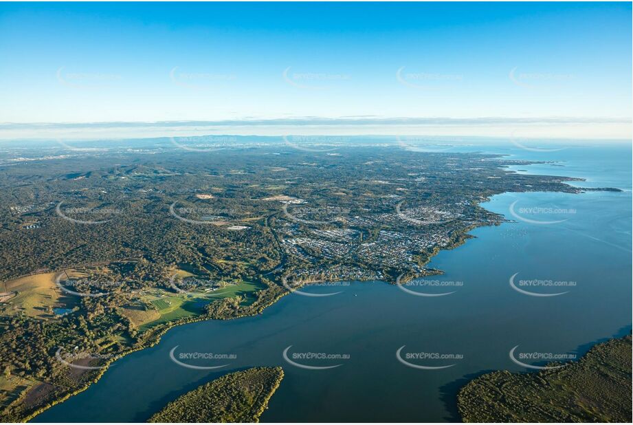 Early Morning Aerial Photo Redland Bay QLD