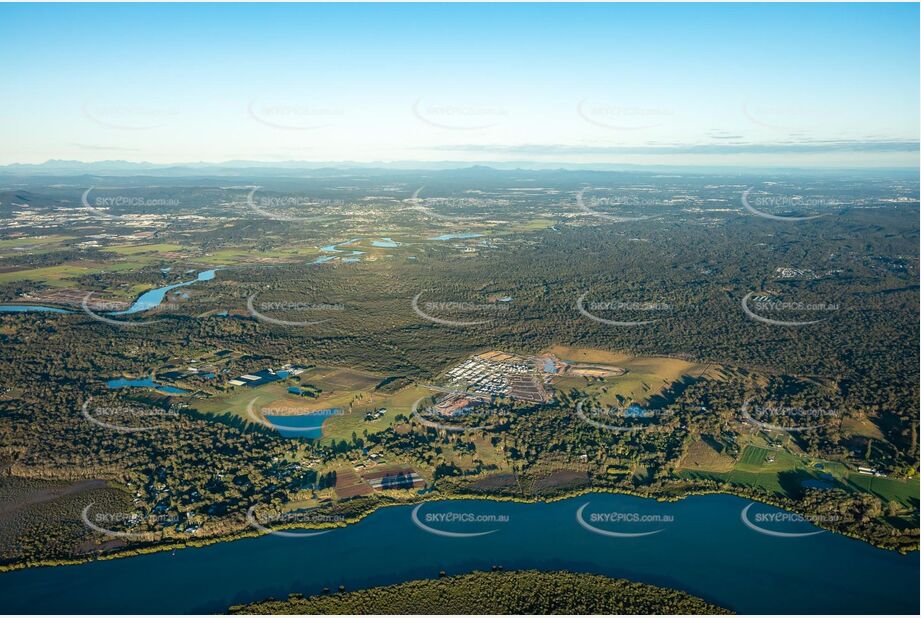 Early Morning Aerial Photo Redland Bay QLD