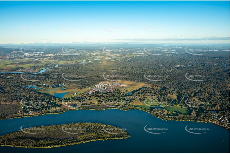 Early Morning Aerial Photo Redland Bay QLD