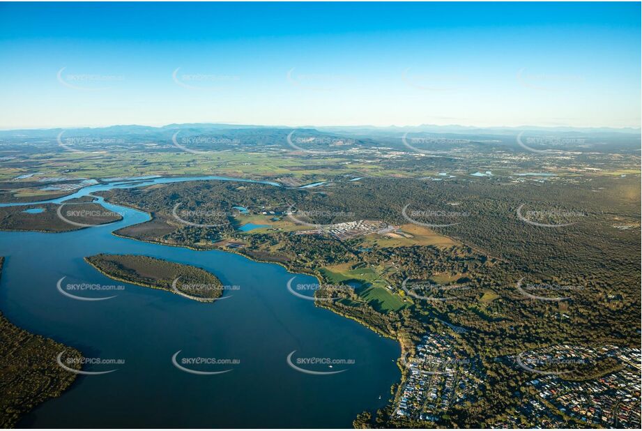 Early Morning Aerial Photo Redland Bay QLD