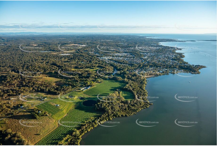 Early Morning Aerial Photo Redland Bay QLD