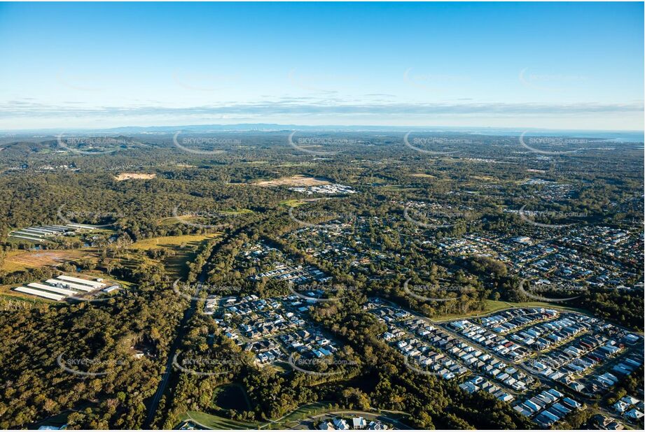 Early Morning Aerial Photo Redland Bay QLD