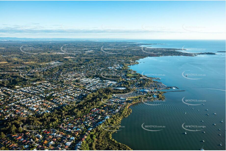 Early Morning Aerial Photo Redland Bay QLD