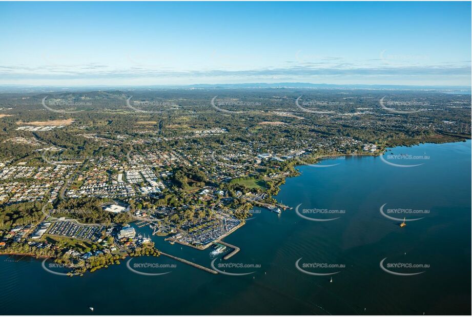 Early Morning Aerial Photo Redland Bay QLD