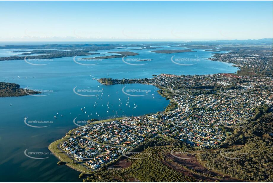 Early Morning Aerial Photo Victoria Point QLD